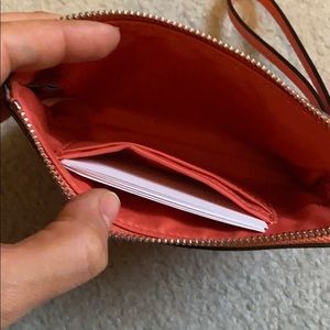 Coach Accessories - NWOT Coral Coach Wristlet